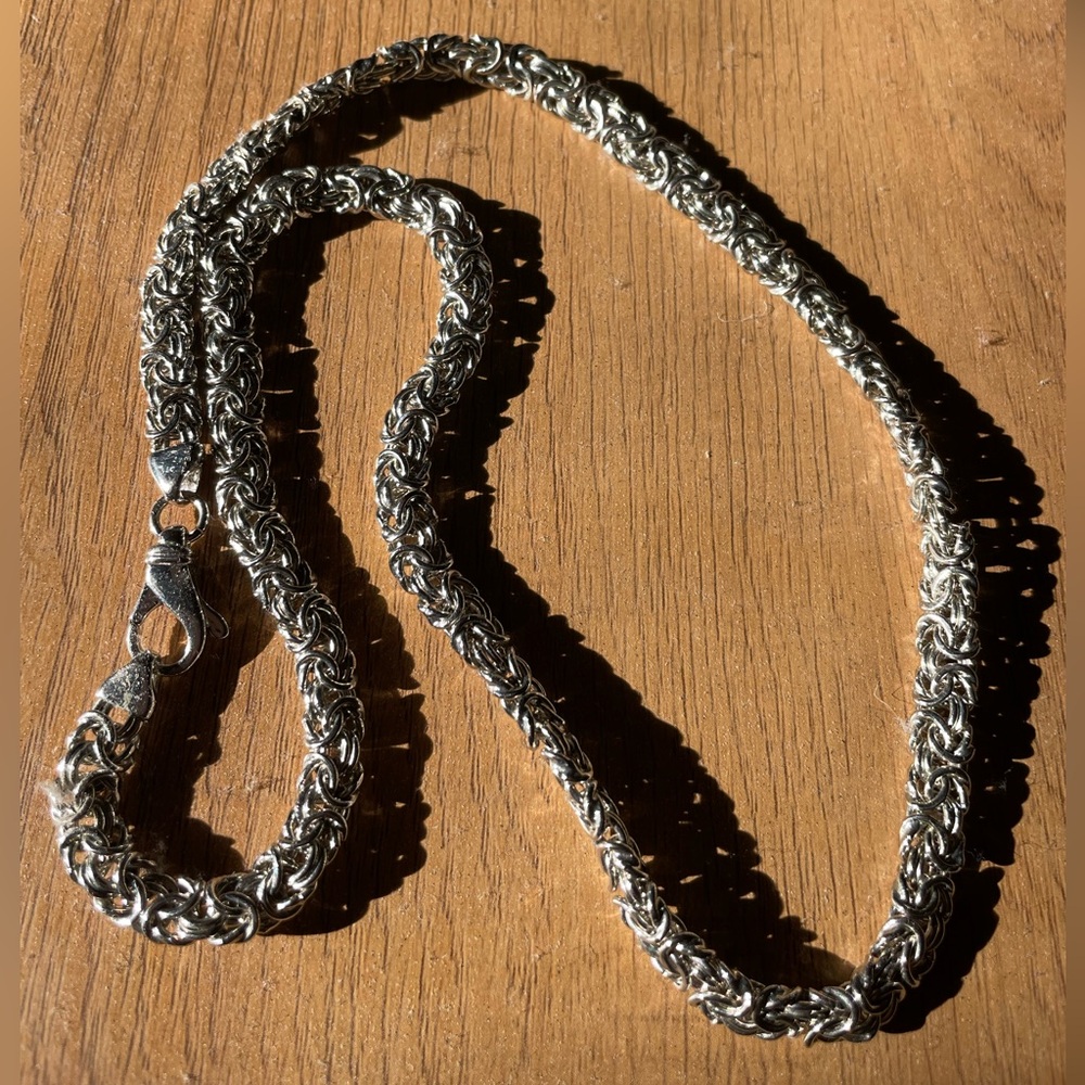 Silver necklace